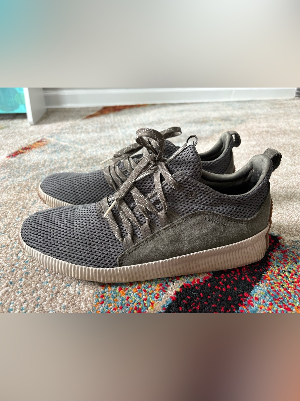 Women’s Sorel Waterproof Green Sneakers